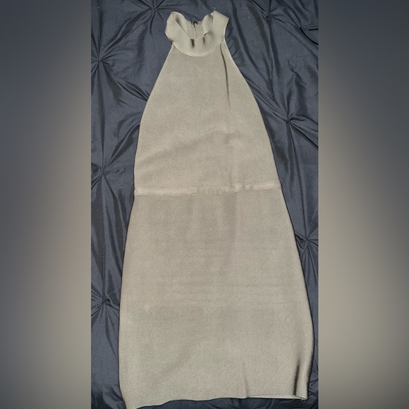 Bodycon olive green dress - Picture 1 of 5
